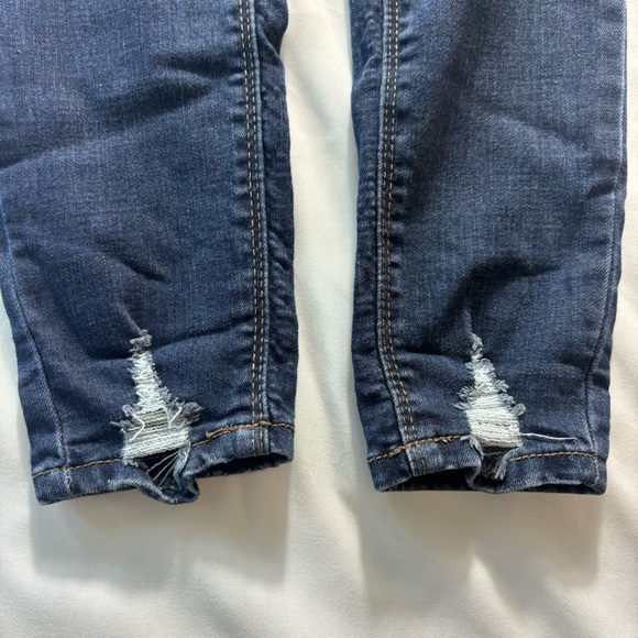 True Craft High Rise Skinny Jeans Slightly Distressed Blue Denim Pants Size 7 - Picture 14 of 15
